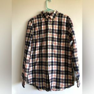 L.L.Bean Mens Plaid Button Down